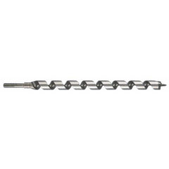 Lenox - 1-3/8", 7/16" Diam Hex Shank, 7-1/2" Overall Length with 4" Twist, Ship Auger Bit - Americas Industrial Supply