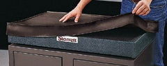 Starrett - 24 Inch Long x 18 Inch Wide Vinyl Inspection Surface Plate Cover - Black - Americas Industrial Supply