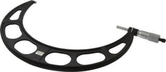 Starrett - 10 to 11" Range, 0.0001" Graduation, Mechanical Outside Micrometer - Ratchet Stop Thimble, Accurate to 0.0001" - Americas Industrial Supply