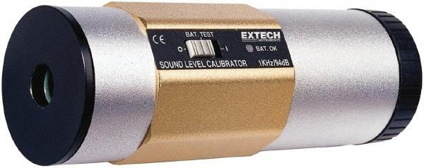 Extech - 1,000 Hz Frequency Weight, LCD Display Sound Calibrator - 94 Decibels - Americas Industrial Supply