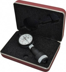 Starrett - 0 to 1", 90 to 127° Included Angle, Internal Chamfer Gage - White Hardened Tool Steel (Plunger), 3 Blade Plunger - Americas Industrial Supply