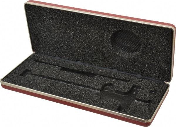 Starrett - 6 Inch Long, Steel Vinyl, Depth Gage Case - Use with Starrett Dial Depth Gage Model Number 450-6 - Americas Industrial Supply