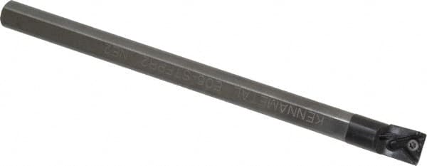 Kennametal - 12.19mm Min Bore Diam, 152.4mm OAL, 3/8" Shank Diam, E-STFP Indexable Boring Bar - TP.. Insert, Screw Holding Method - Americas Industrial Supply