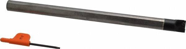 Kennametal - 15.24mm Min Bore Diam, 203.2mm OAL, 1/2" Shank Diam, E-STFP Indexable Boring Bar - TP.. Insert, Screw Holding Method - Americas Industrial Supply