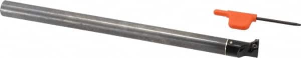 Kennametal - 18.54mm Min Bore Diam, 203.2mm OAL, 1/2" Shank Diam, E-SDUP Indexable Boring Bar - DP.. Insert, Screw Holding Method - Americas Industrial Supply
