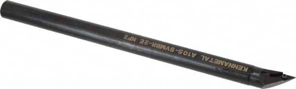 Kennametal - 24.89mm Min Bore Diam, 254mm OAL, 5/8" Shank Diam, A-SVMB Indexable Boring Bar - VB.. Insert, Screw Holding Method - Americas Industrial Supply