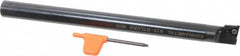 Kennametal - 23.62mm Min Bore Diam, 254mm OAL, 3/4" Shank Diam, A-STLC Indexable Boring Bar - TC.. Insert, Screw Holding Method - Americas Industrial Supply