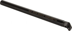 Kennametal - 21.59mm Min Bore Diam, 254mm OAL, 5/8" Shank Diam, A-SDUC Indexable Boring Bar - DC.. Insert, Screw Holding Method - Americas Industrial Supply