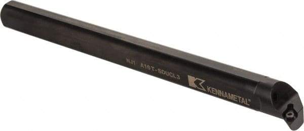 Kennametal - 33.02mm Min Bore Diam, 12" OAL, 1" Shank Diam, A-SDUC Indexable Boring Bar - DC.. Insert, Screw Holding Method - Americas Industrial Supply