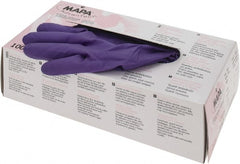 MAPA Professional - Size L, 6 mil, Medical Grade, Powder Free Natural Rubber, Nitrile, Neoprene Blend Disposable Gloves - Americas Industrial Supply