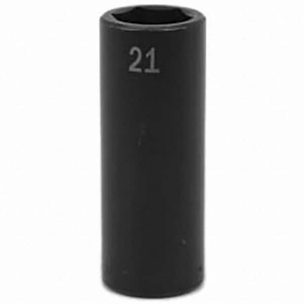 SK - Impact Socket - 1/2"DR 21MM DEEP IMPACT SOCKET - Americas Industrial Supply