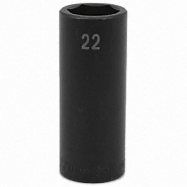 SK - Impact Socket - 1/2"DR 22MM DEEP IMPACT SOCKET - Americas Industrial Supply