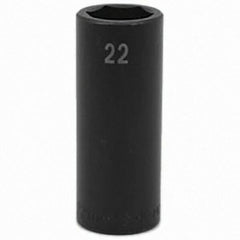 SK - Impact Socket - 1/2"DR 22MM DEEP IMPACT SOCKET - Americas Industrial Supply