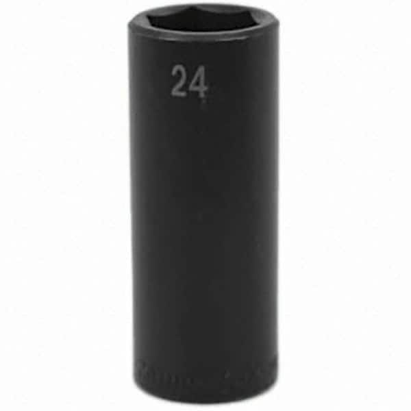 SK - Impact Socket - 1/2"DR 24MM DEEP IMPACT SOCKET - Americas Industrial Supply