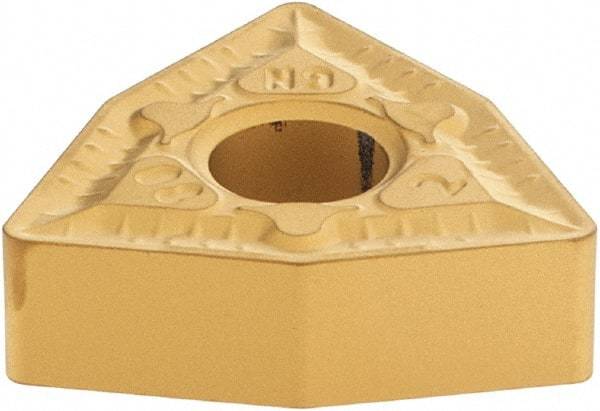 Iscar - WNMG432 GN Grade IC9250 Carbide Turning Insert - TiCN/Al2O3/TiN Finish, 80° Trigon, 1/2" Inscr Circle, 3/16" Thick, 1/32" Corner Radius - Americas Industrial Supply