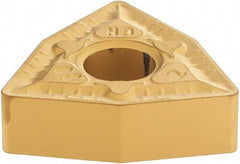Iscar - WNMG432 GN Grade IC9250 Carbide Turning Insert - TiCN/Al2O3/TiN Finish, 80° Trigon, 1/2" Inscr Circle, 3/16" Thick, 1/32" Corner Radius - Americas Industrial Supply