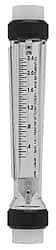 King - 1" FNPT Port Polysulfone Tube, PVDF Union End Flowmeter - 150 Max psi, 10 GPM, Plastic - Americas Industrial Supply