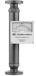 King - 2" Flange Port PVC/Hastelloy Flowmeter - 125 Max psi, 100 GPM, PVC - Americas Industrial Supply