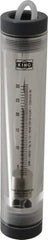 King - 1" FNPT Port Tube Flowmeter - 125 Max psi, 30.5 GPM, Acrylic - Americas Industrial Supply