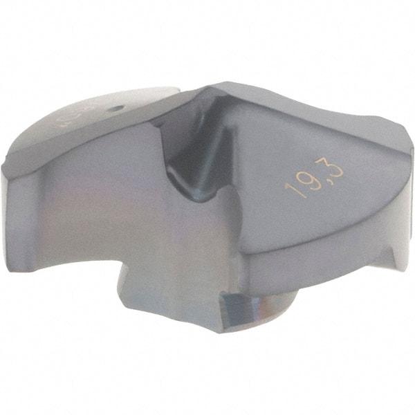 Iscar - Series IDI-SG, 19.3mm Diam Grade IC908 140° Replaceable Drill Tip - Carbide, TiAlN Finish, 19 Seat Size - Americas Industrial Supply