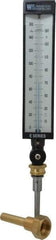 WGTC - 160°F, Industrial Thermometer with Standard Thermowell - 3-1/2 Inch Stem Length, 1-1/4 to 18 Inch Thread - Americas Industrial Supply