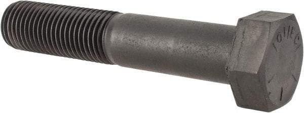 Value Collection - 1-1/2 - 6 UNC, 8" Length Under Head Hex Head Cap Screw - Partially Threaded, Grade 8 Alloy Steel, Uncoated, 2-1/4" Hex - Americas Industrial Supply