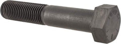 Value Collection - 1-1/2 - 6 UNC, 8" Length Under Head Hex Head Cap Screw - Partially Threaded, Grade 8 Alloy Steel, Uncoated, 2-1/4" Hex - Americas Industrial Supply