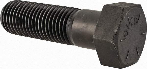 Value Collection - 1-3/4 - 5 UNC, 6" Length Under Head Hex Head Cap Screw - Partially Threaded, Grade 8 Alloy Steel, Uncoated, 2-5/8" Hex - Americas Industrial Supply