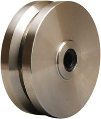Hamilton - 6 Inch Diameter x 2 Inch Wide, Stainless Steel Caster Wheel - 1,000 Lb. Capacity, 2-1/4 Inch Hub Length, 3/4 Inch Axle Diameter, Delrin Bearing - Americas Industrial Supply