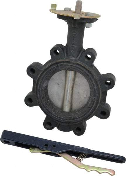 NIBCO - 4" Pipe, Lug Butterfly Valve - Lever Handle, Ductile Iron Body, EPDM Seat, 250 WOG, Stainless Steel (CF8M) Disc, Stainless Steel Stem - Americas Industrial Supply