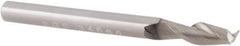 SGS - 1/8", 3/8" LOC, 1/8" Shank Diam, 1-1/2" OAL, 2 Flute, Solid Carbide Square End Mill - Single End, TiB2 Finish, Spiral Flute, 35° Helix, Centercutting, Right Hand Cut, Right Hand Flute, Series 47 - Americas Industrial Supply