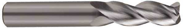 SGS - 5/8", 3 Flute, Single End, Solid Carbide, 0.06" Corner Radius End Mill - 3-3/4" OAL, 38° Helix, Right Hand Flute, 1-5/8" LOC, Right Hand Cut - Americas Industrial Supply