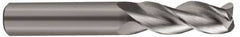 SGS - 5/8", 3 Flute, Single End, Solid Carbide, 0.03" Corner Radius End Mill - 3-3/4" OAL, 38° Helix, Right Hand Flute, 1-5/8" LOC, Right Hand Cut - Americas Industrial Supply