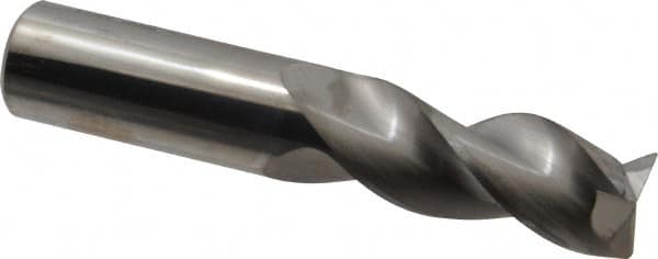 SGS - 3/4", 3 Flute, Single End, Solid Carbide, 0.03" Corner Radius End Mill - 4" OAL, 38° Helix, Right Hand Flute, 1-5/8" LOC, Right Hand Cut - Americas Industrial Supply