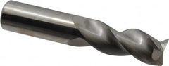 SGS - 3/4", 3 Flute, Single End, Solid Carbide, 0.03" Corner Radius End Mill - 4" OAL, 38° Helix, Right Hand Flute, 1-5/8" LOC, Right Hand Cut - Americas Industrial Supply