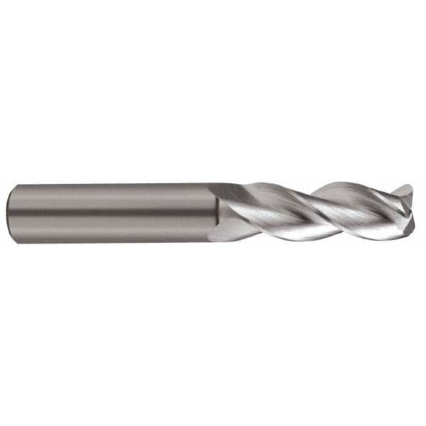 SGS - 5/8" Diam 3 Flute Solid Carbide 0.09" Corner Radius End Mill - Americas Industrial Supply