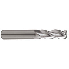 SGS - 5/8" Diam 3 Flute Solid Carbide 0.09" Corner Radius End Mill - Americas Industrial Supply