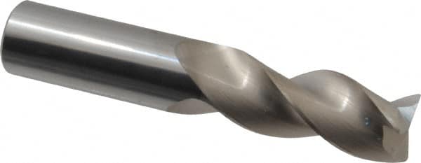 SGS - 3/4", 3 Flute, Single End, Solid Carbide, 0.03" Corner Radius End Mill - 4" OAL, 38° Helix, Right Hand Flute, 1-5/8" LOC, Right Hand Cut - Americas Industrial Supply
