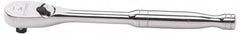 GearWrench - 3/8" Drive Pear Head Ratchet - Chrome Finish, 8.39" OAL, 60 Gear Teeth, Full Polished Handle, Flat Sealed Head - Americas Industrial Supply