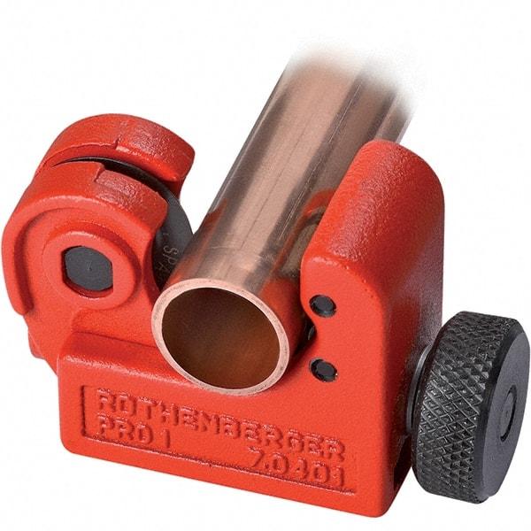 Rothenberger - 1/8" to 5/8" Pipe Capacity, Tube Cutter - Cuts Copper, 2" OAL - Americas Industrial Supply