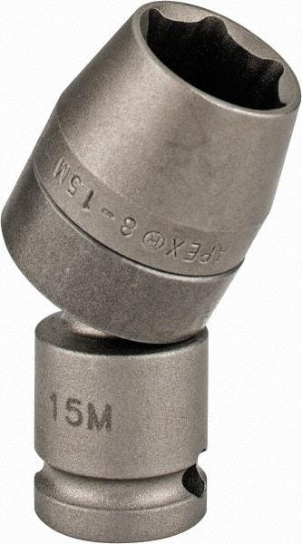 Apex - 3/8" Drive, Standard Hand Socket - 6 Points, 2-13/64" OAL, Steel - Americas Industrial Supply