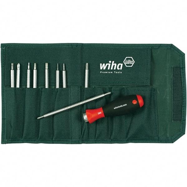 Wiha - Interchangeable Bit Screwdriver Handle - Phillips, Torx & Square Tip - Americas Industrial Supply