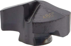 Iscar - Series IDI-SG, 12.19mm Diam Grade IC908 140° Replaceable Drill Tip - Carbide, TiAlN Finish, 12 Seat Size - Americas Industrial Supply