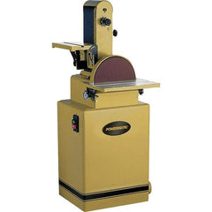 Jet - 48 Inch Long x 6 Inch Wide Belt, 9 Inch Diameter, Combination Sanding Machine - 1-1/2 HP, Three Phase - Americas Industrial Supply