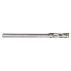 Chucking Reamer: 0.2874″ Dia, 4-9/32″ OAL, 1-7/32″ Flute Length, Straight Shank, Solid Carbide 6 Flute, RH