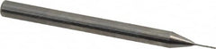 Magafor - #82 Solid Carbide 4 Flute Chucking Reamer - Spiral Flute, 0.118" Straight Shank, 3/64" Flute Length, 1-17/32" OAL - Americas Industrial Supply