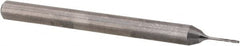 Magafor - 0.3988mm Solid Carbide 4 Flute Chucking Reamer - Spiral Flute, 0.118" Straight Shank, 5/64" Flute Length, 1-17/32" OAL - Americas Industrial Supply