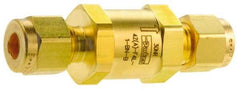 Parker - 3,000 Max psi, 1/4" Pipe, Brass Instrumentation Filter - Micro Rating 1, Viton Seal - Americas Industrial Supply