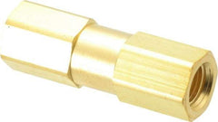 Parker - 3,000 Max psi, 1/4" Pipe, FNPT x FNPT End Connections, Brass Instrumentation Filter - Micro Rating 1, Viton Seal - Americas Industrial Supply