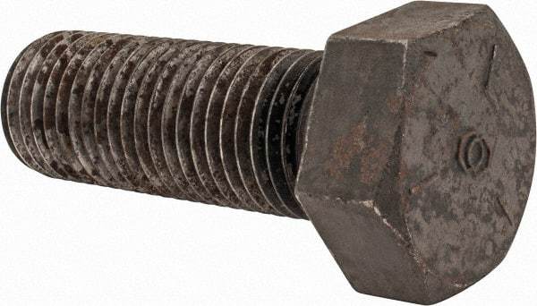 Value Collection - 2 - 4-1/2 UNC, 5-1/2" Length Under Head Hex Head Cap Screw - Partially Threaded, Grade 5 Steel, Uncoated, 3" Hex - Americas Industrial Supply